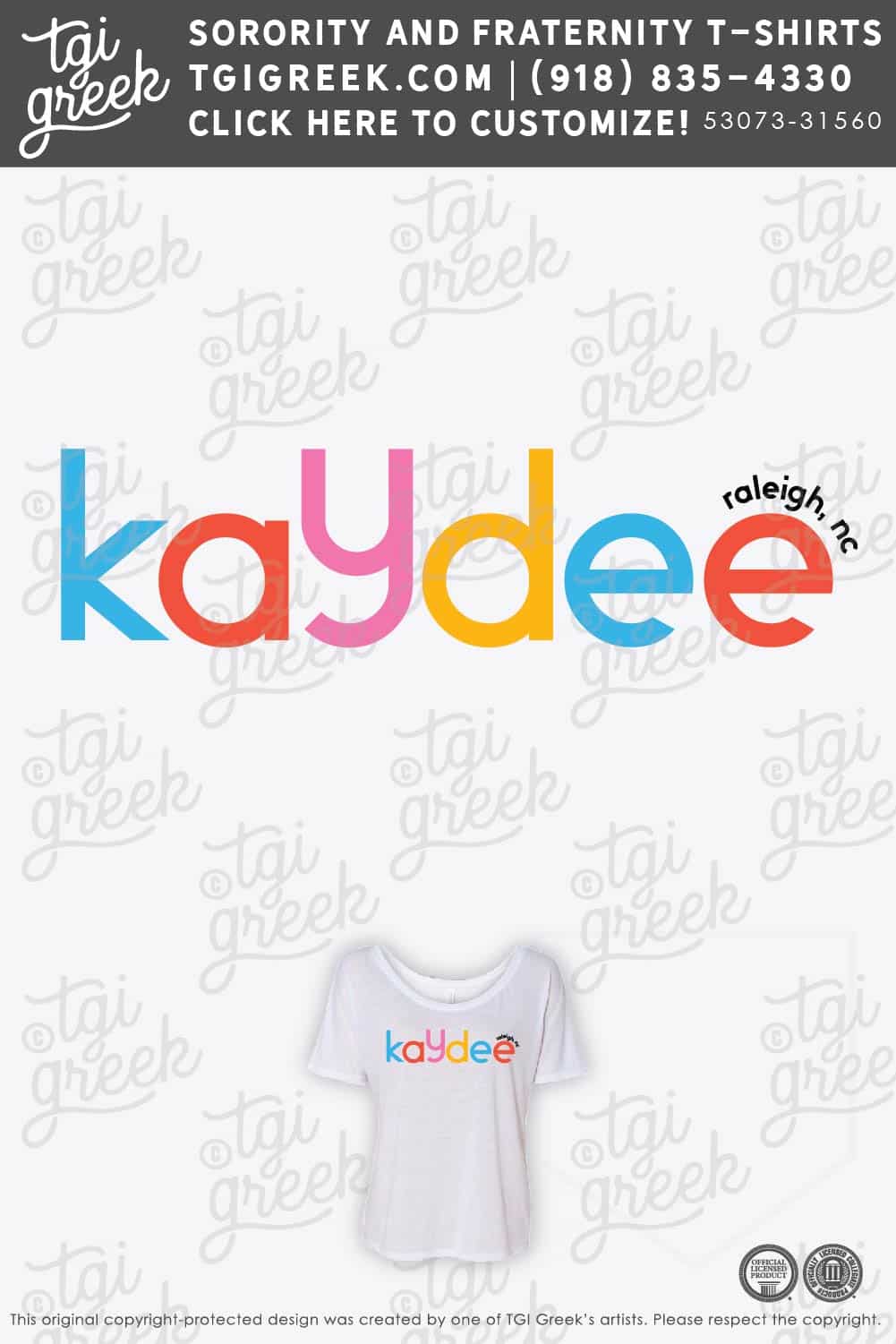 Kappa Delta – NCSU PR Flowy Tee