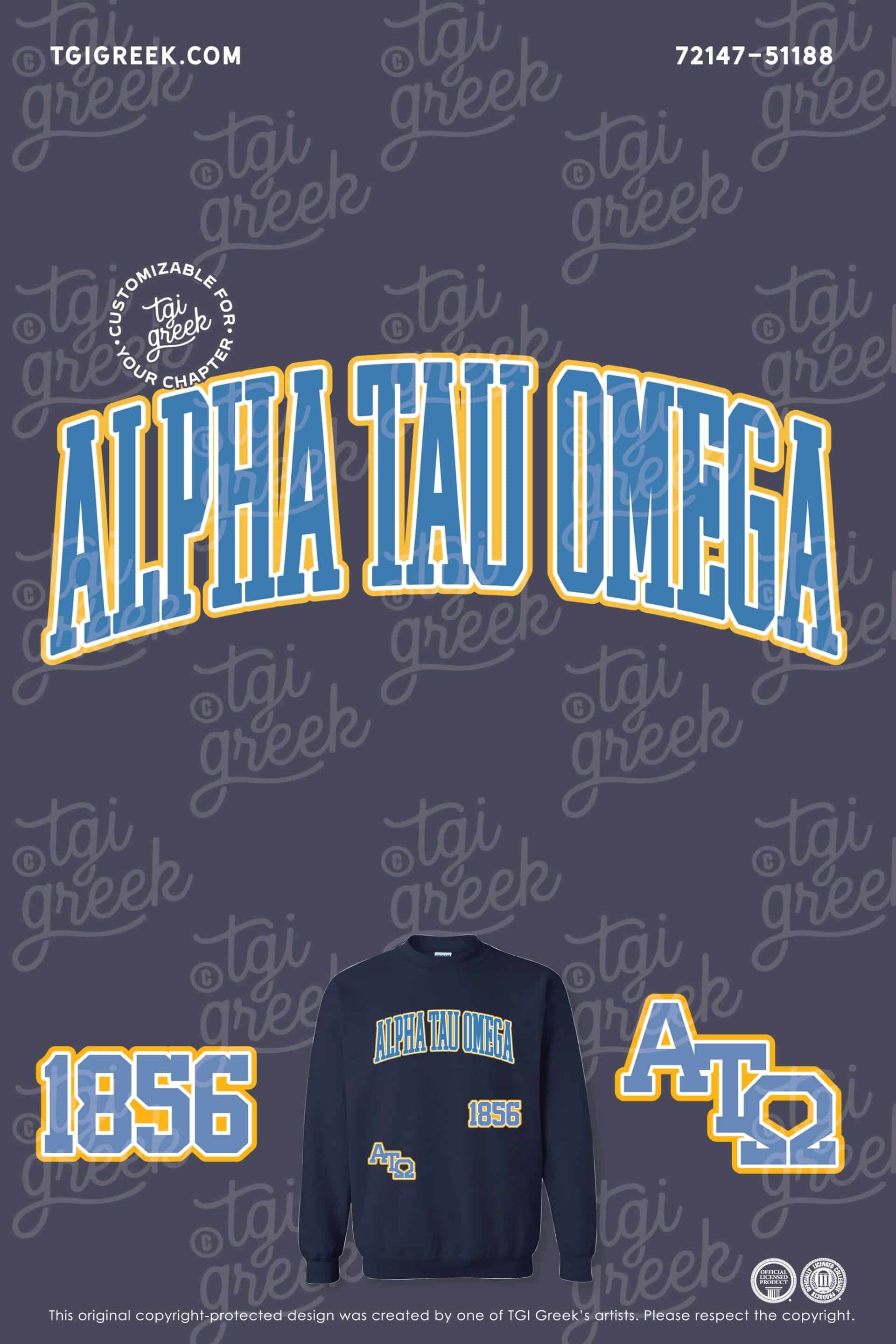 TGI – Alpha Tau Omega Varsity Crewneck
