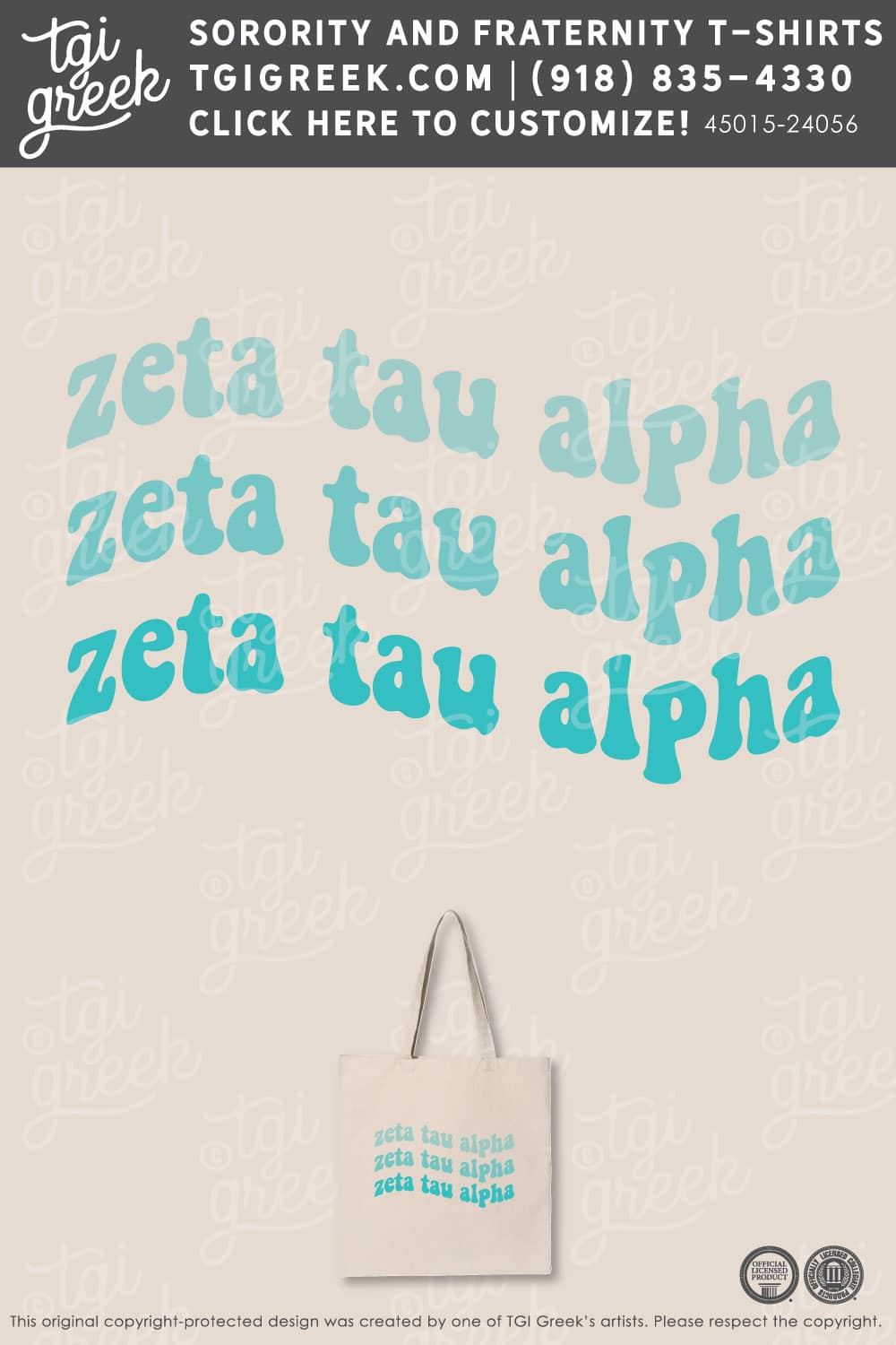 Zeta Tau Alpha – COSU PR Tote