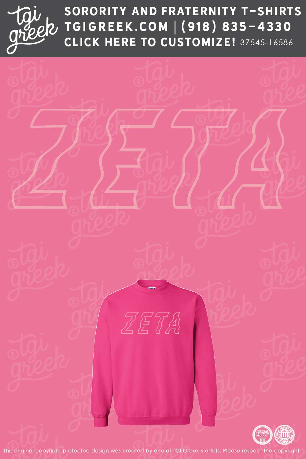 Zeta Tau Alpha – OSU PR Sweatshirt