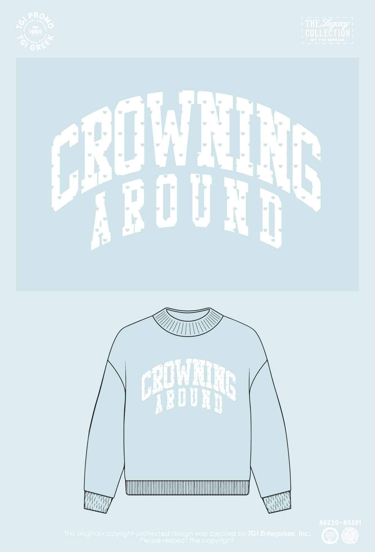 Crowing Around – Polka Dot Heart