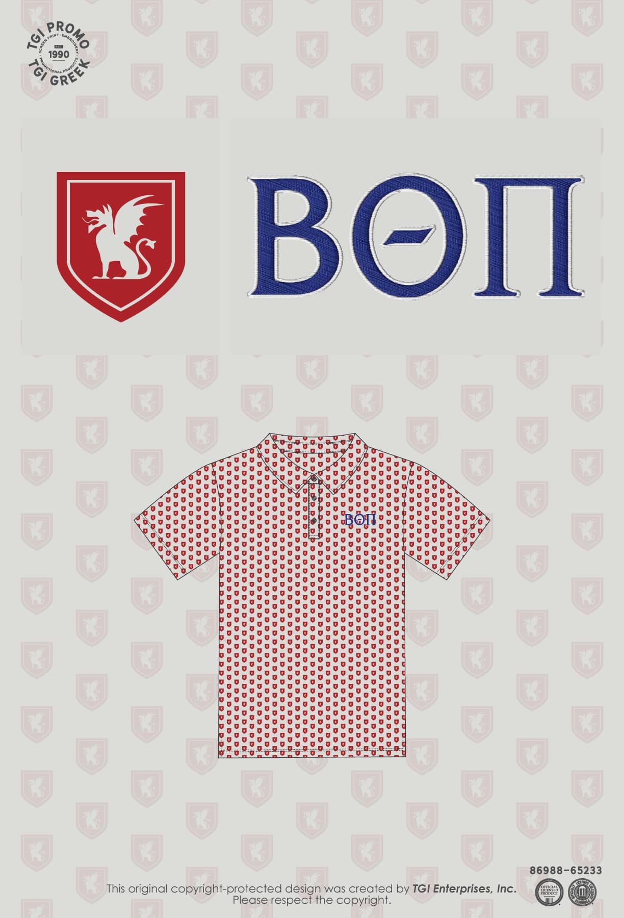 Beta Theta Pi – TGI Repeat Frat Polo