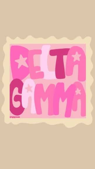 Delta Gamma Frame Phone Background