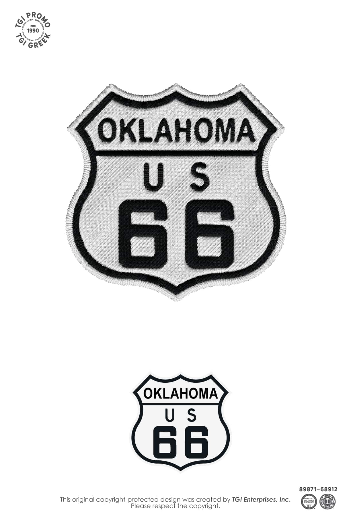 TGI Promo – Cap Cruise Oklahoma Rt66 Patch