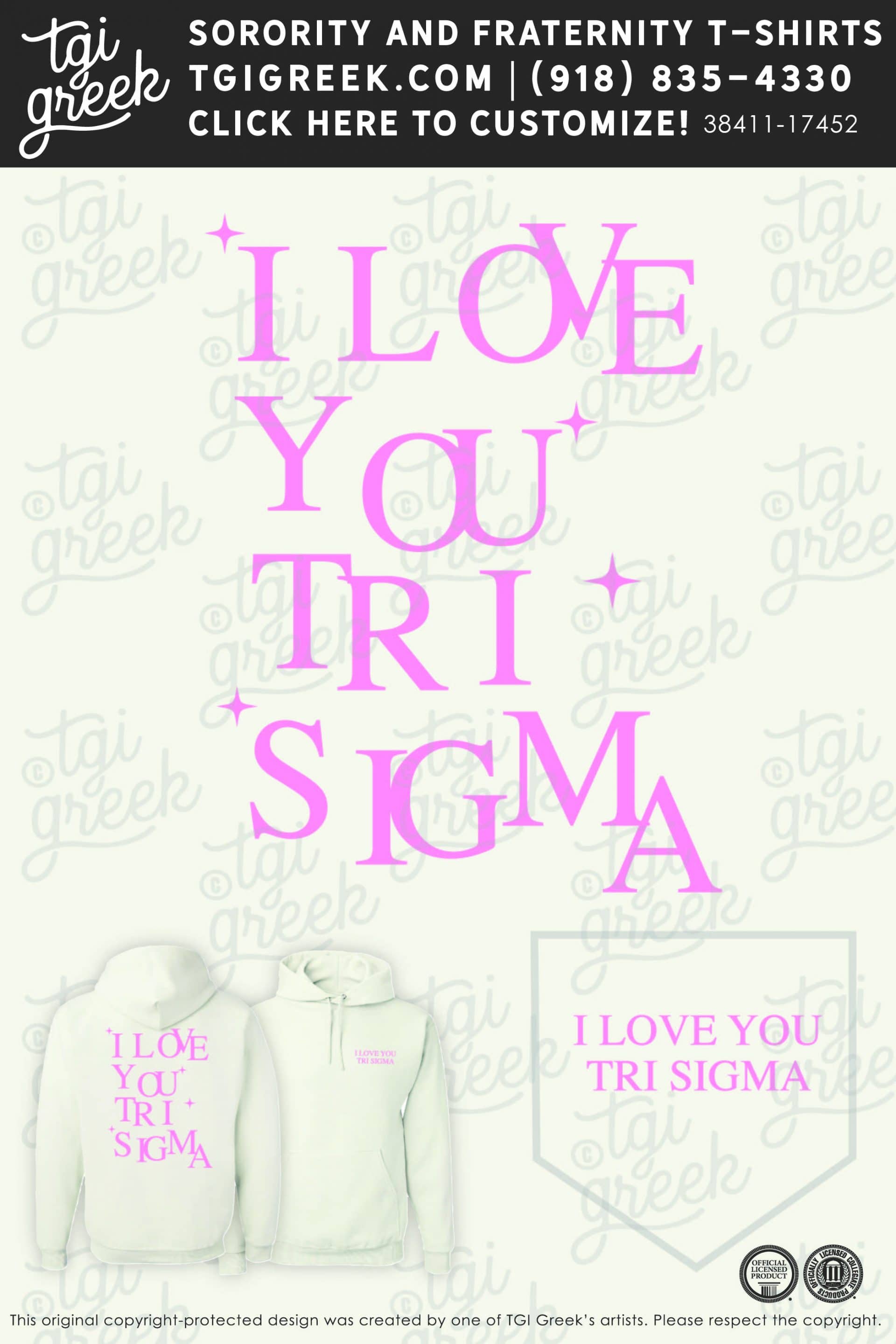 Sigma Sigma Sigma – ISU Hoodie