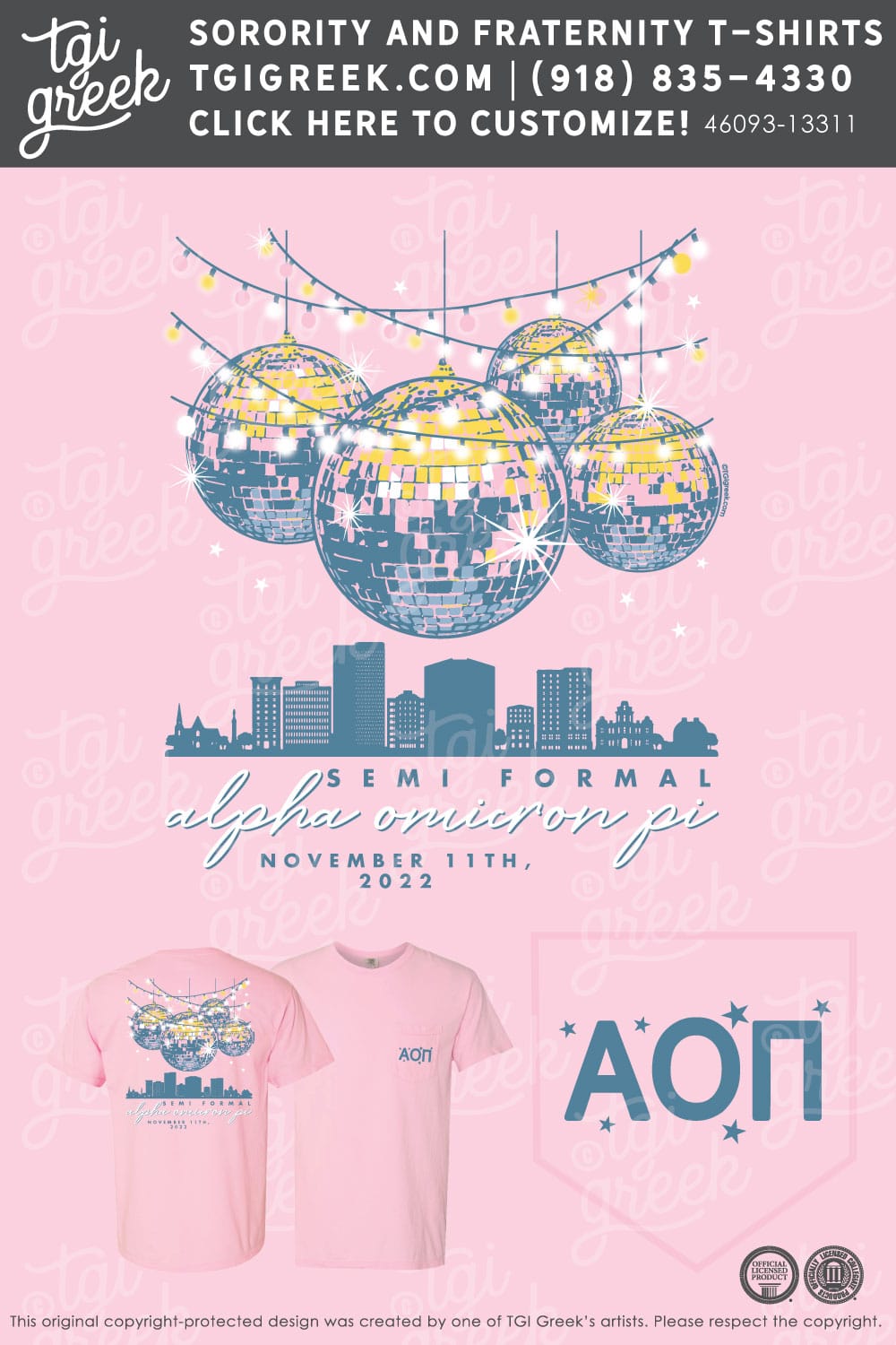 Alpha Omicron Pi – BSC Semi Formal