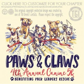 UCON – Paws & Claws Canine 5k