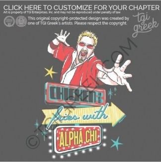 Alpha Chi Omega – philanthropy Guy Fieri
