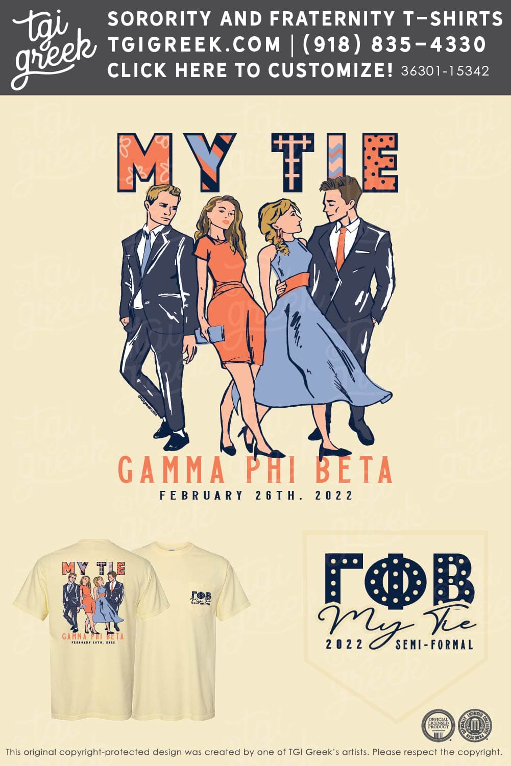 Gamma Phi Beta – UGA My Tie Semi Formal Date Night