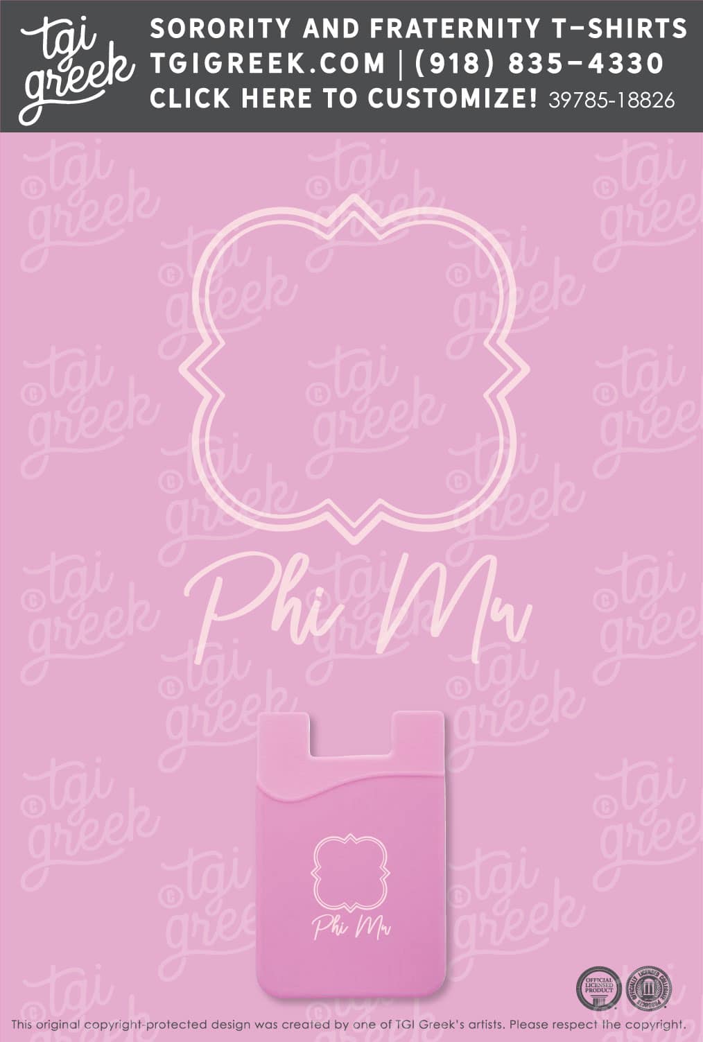Phi Mu – WKU Phone Wallets