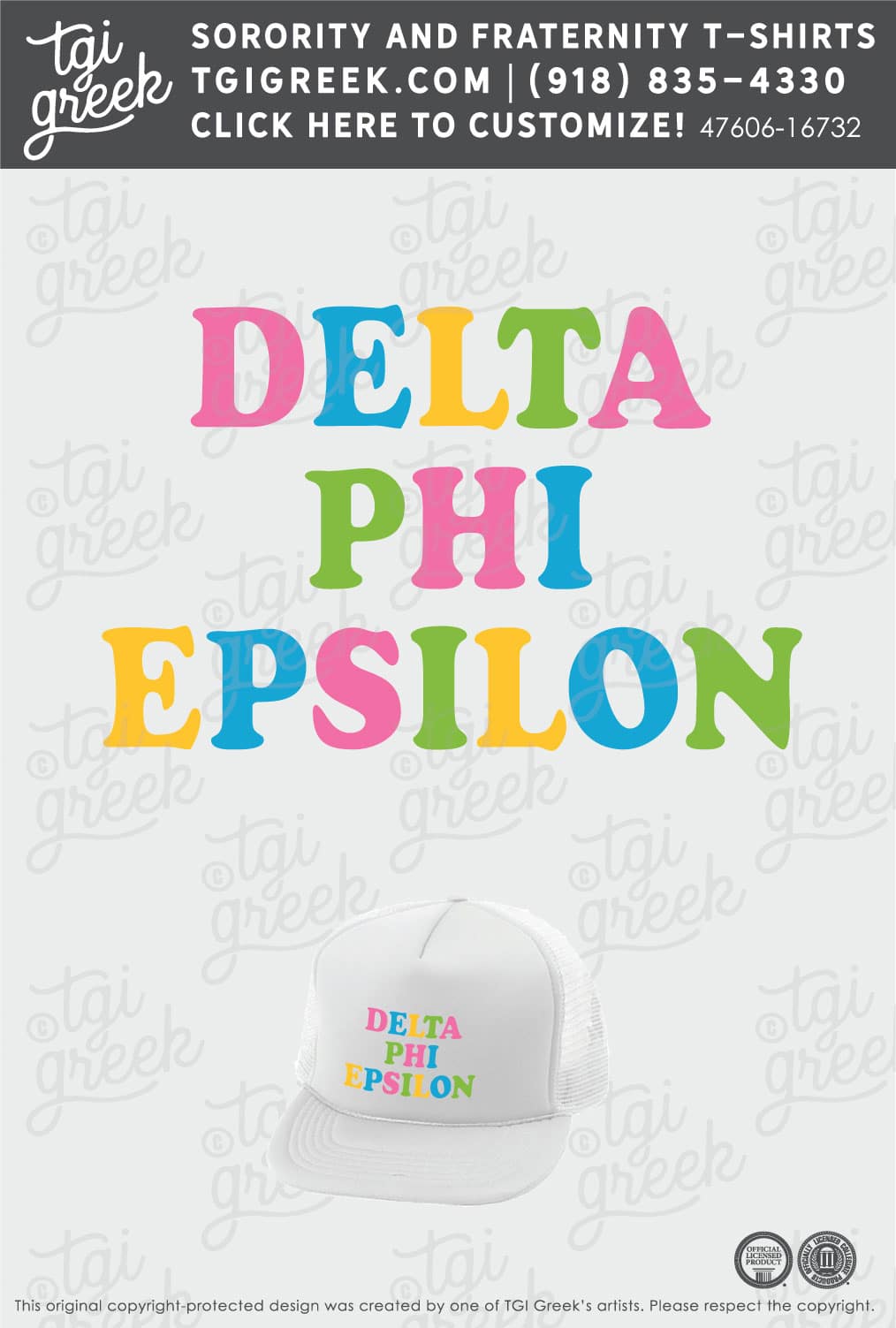 Delta Phi Epsilon – PENNST Hat