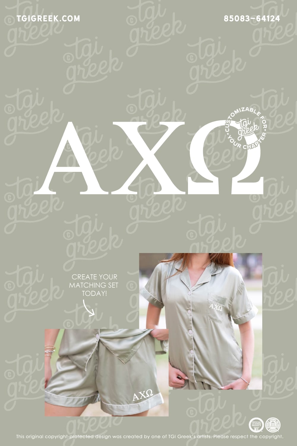 Alpha Chi Omega – TLC PJ Set