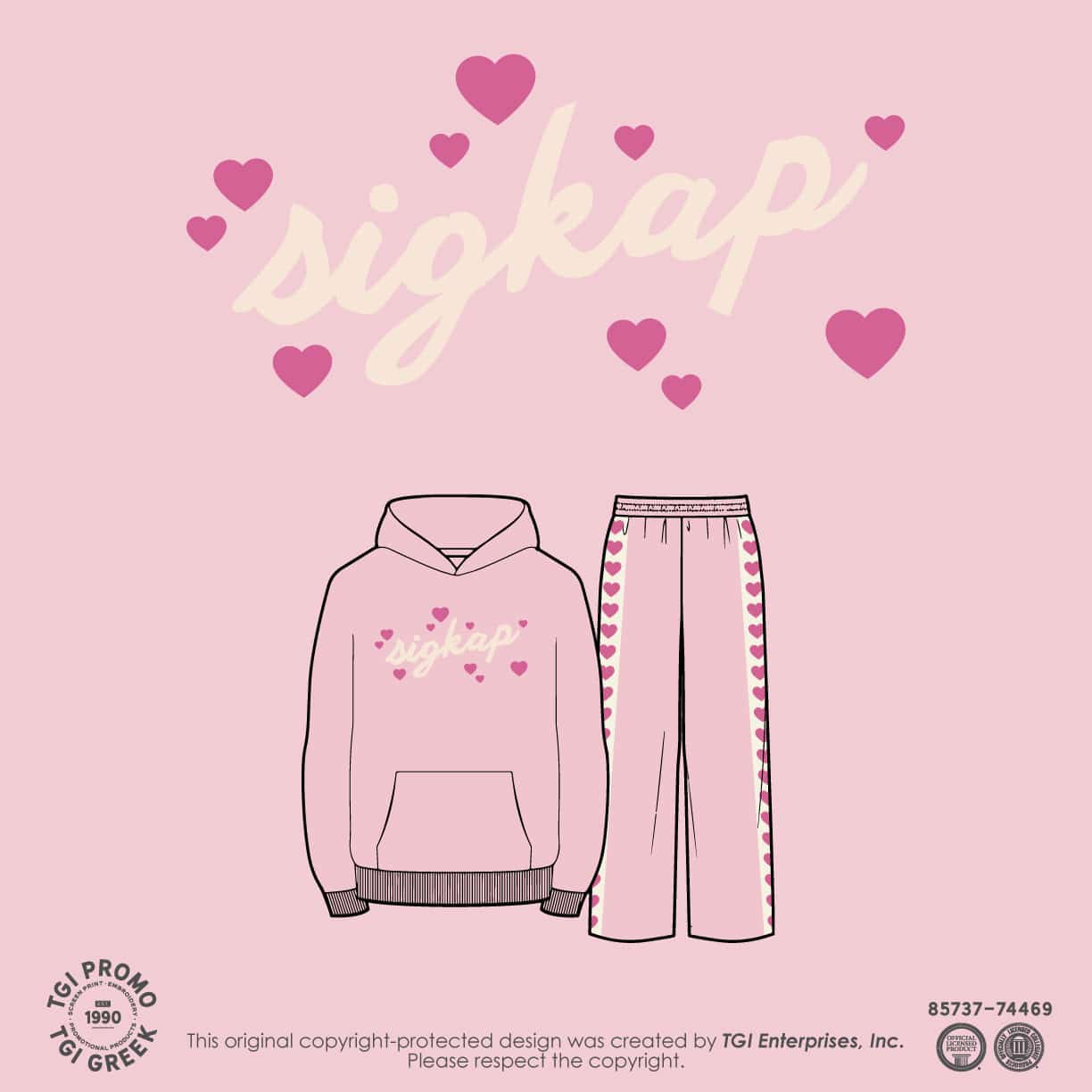 Kappa Sigma – CSM Heart Set Top