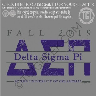 Delta Sigma Pi OU Pledge Class Shirt