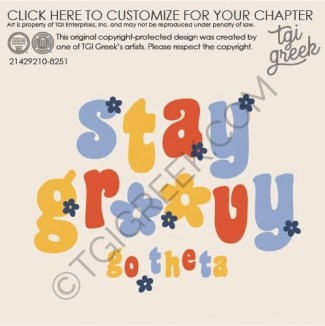 Kappa Alpha Theta – Stay Groovy