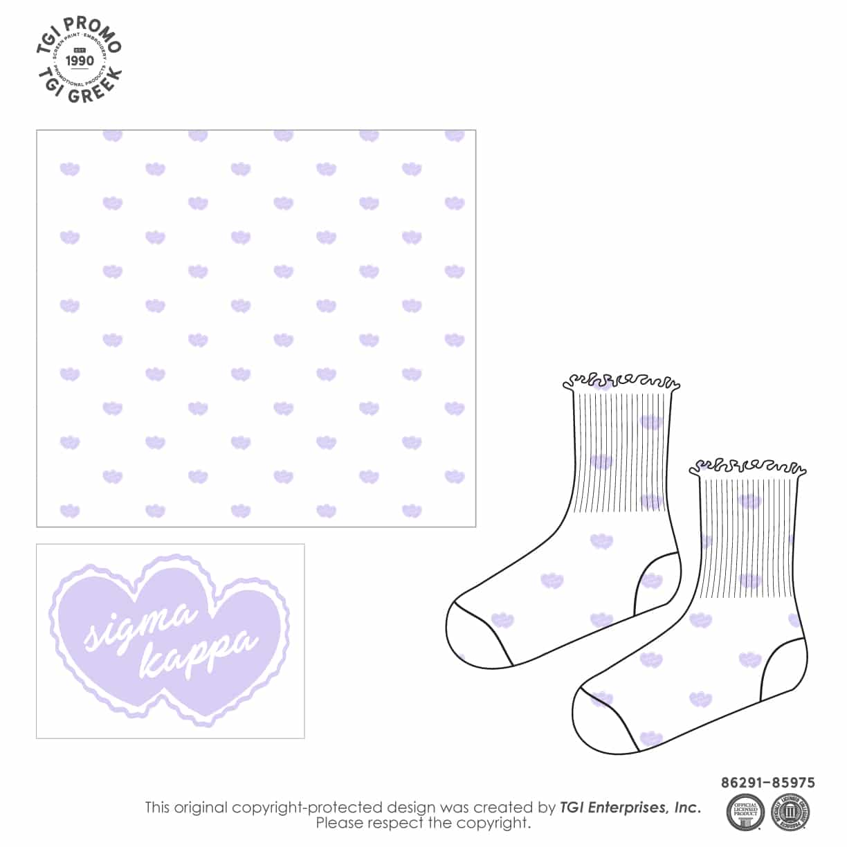 Sigma Kappa – LSU Socks