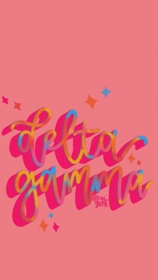 Delta Gamma – Phone Background Neon