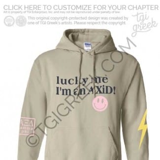 Alpha Xi Delta – Lucky Me Hoodie