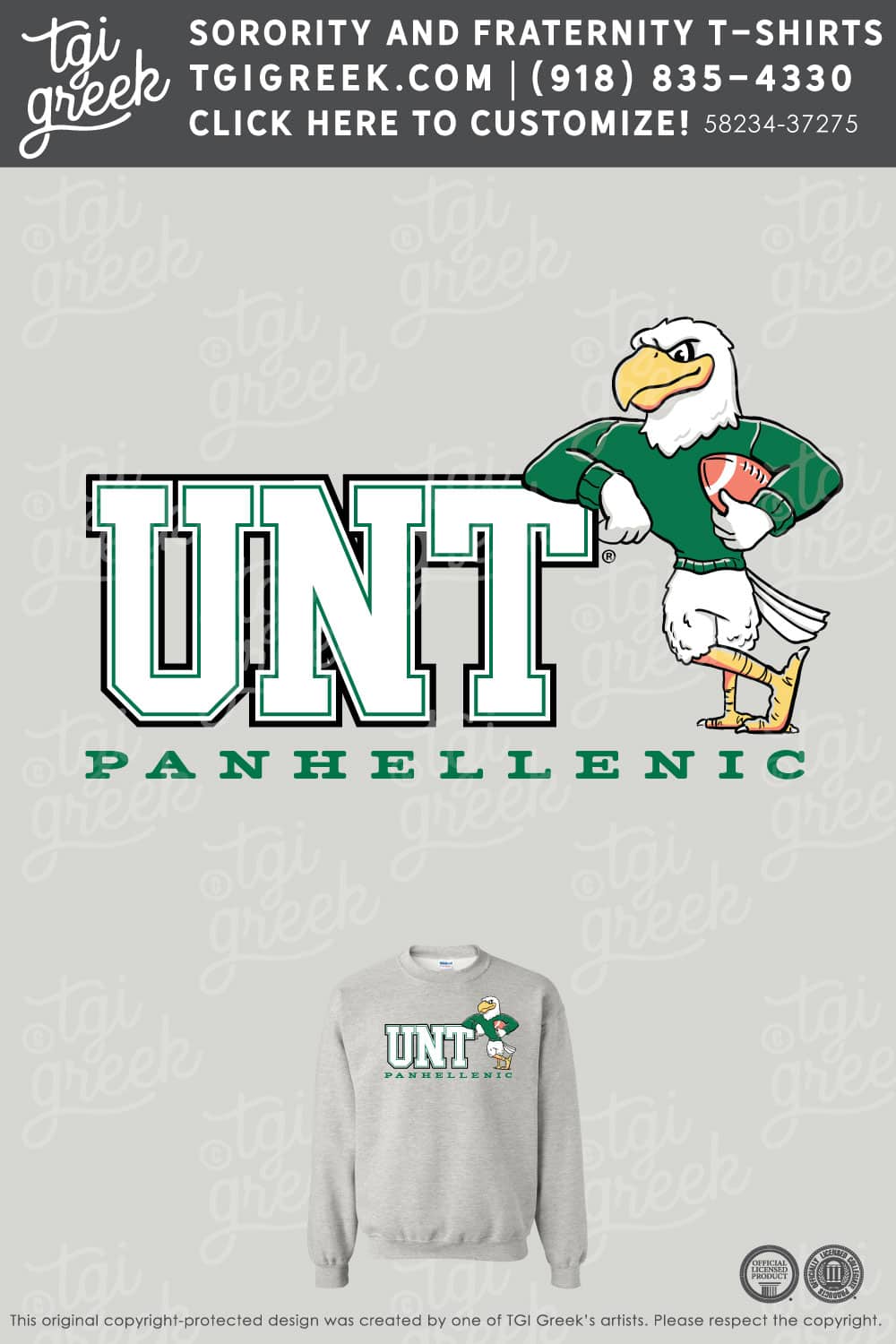 Panhellenic – UNT Crewneck