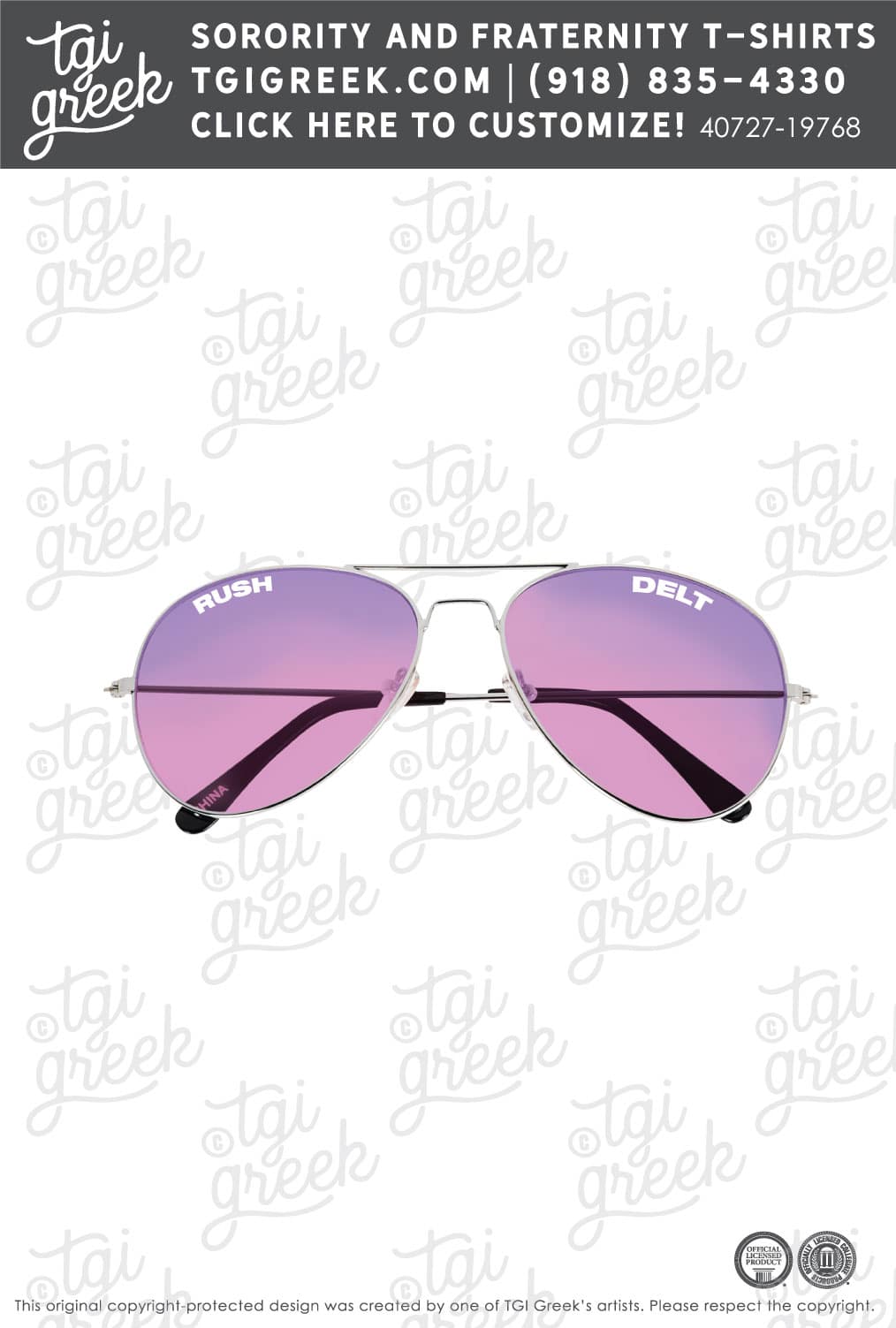 Delta Tau Delta – KETT Sunglasses
