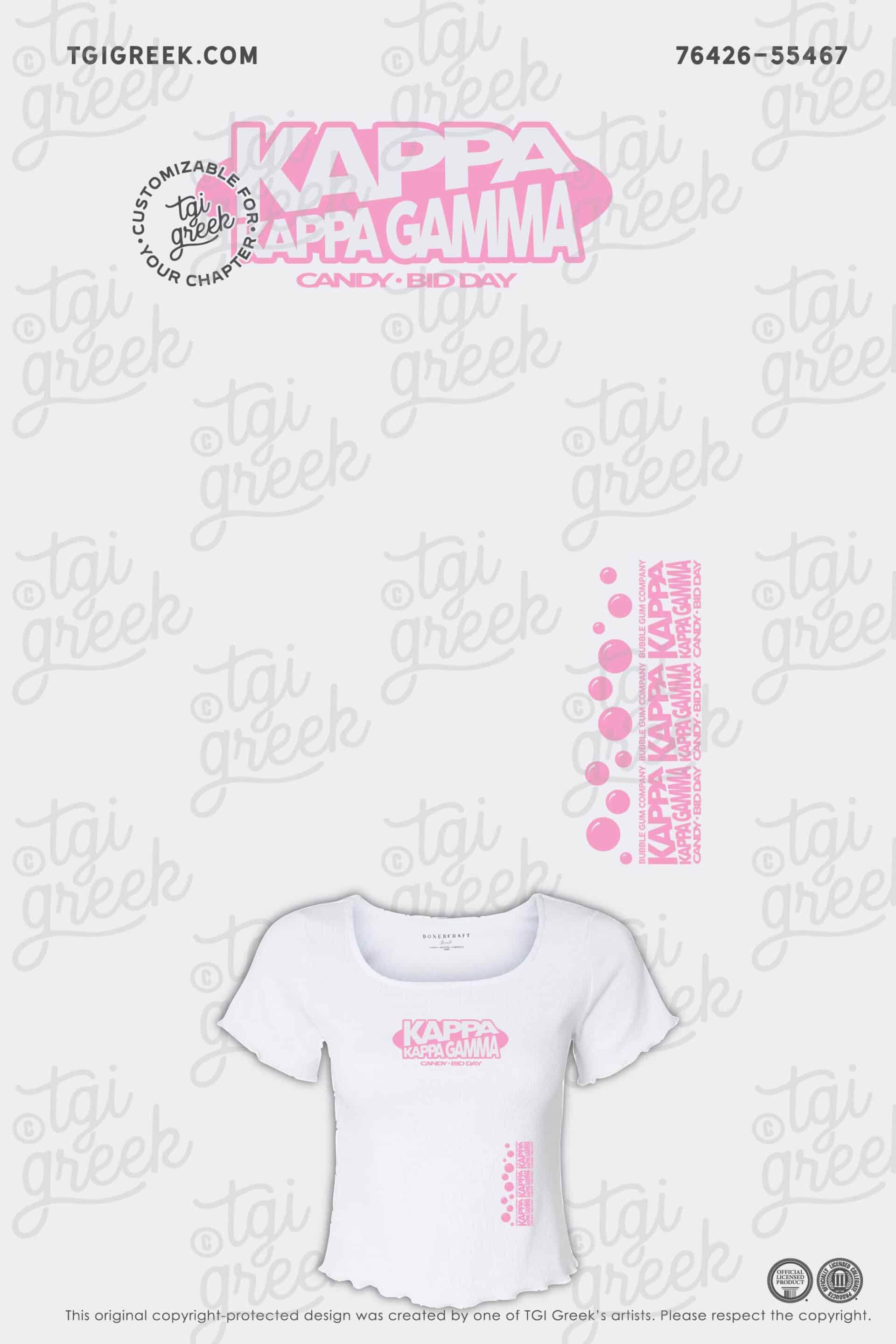 Kappa Kappa Gamma – Dum Dum Bid Day Baby Tee