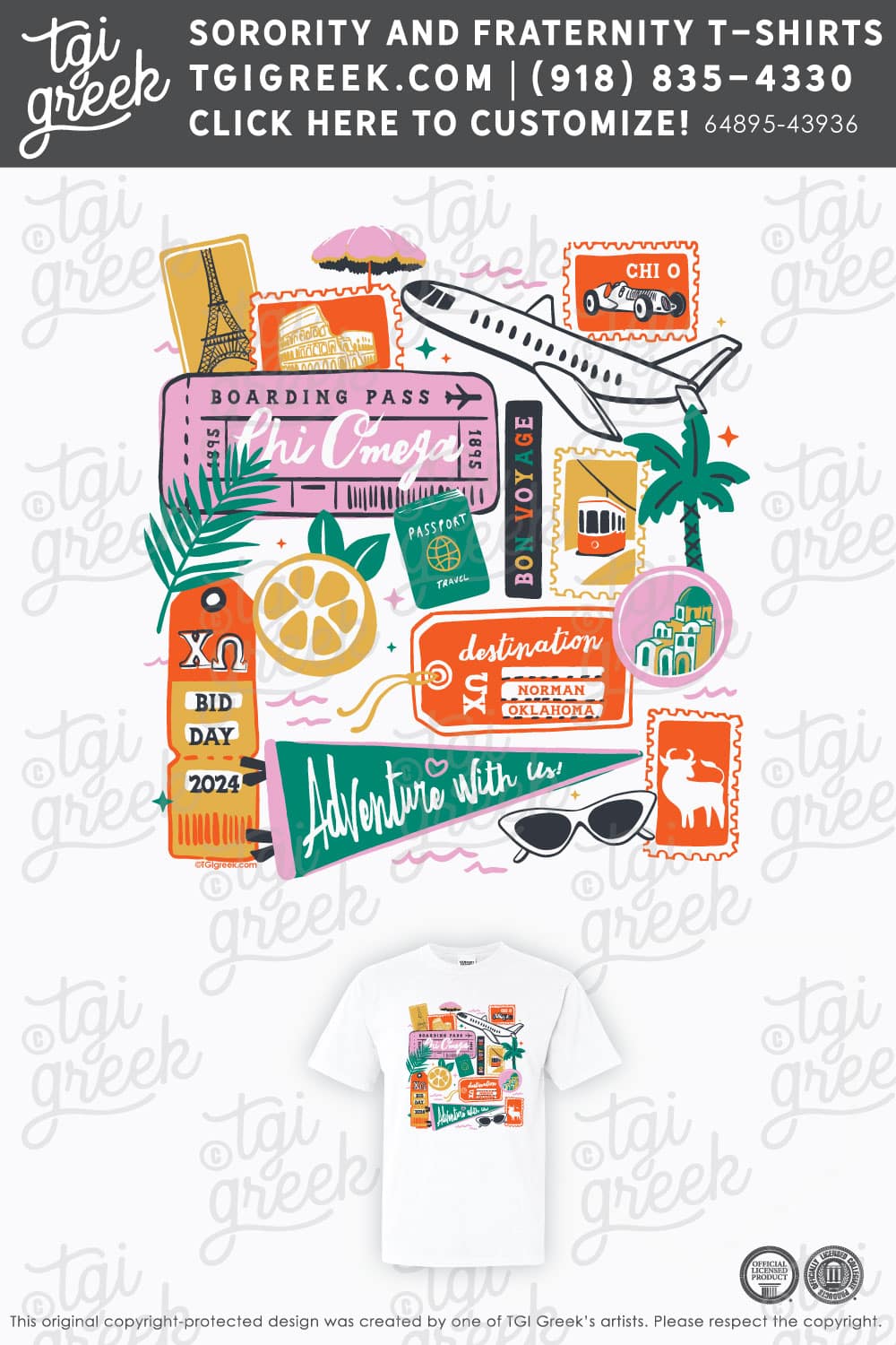 TGI – Chi Omega Travel Collage