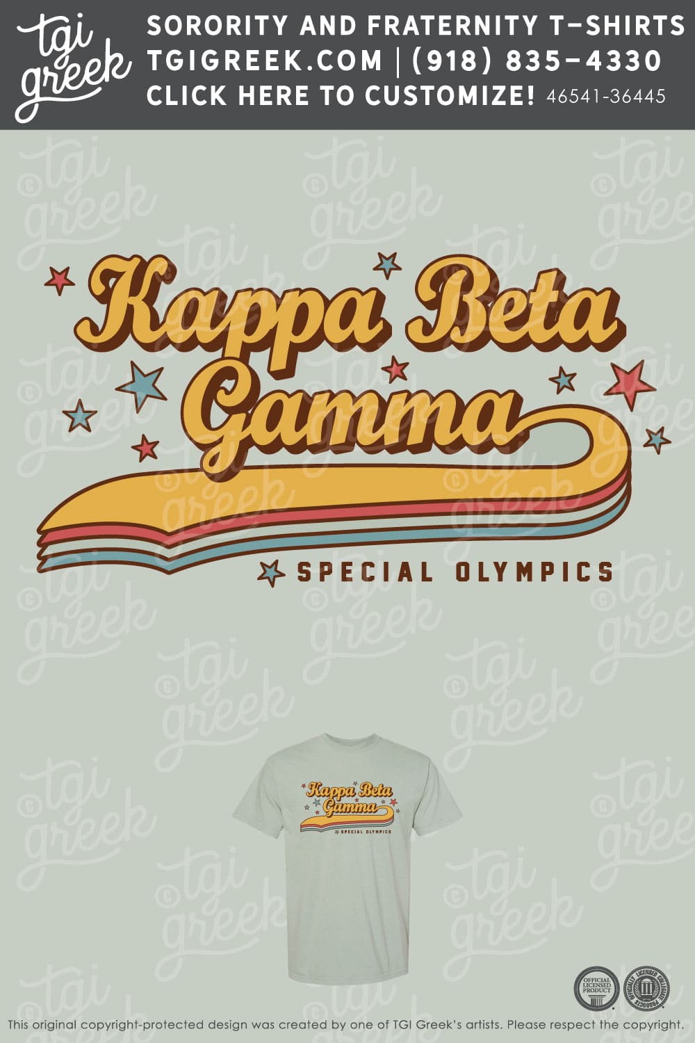 Kappa Beta Gamma – ULM Special Olympics Shirt