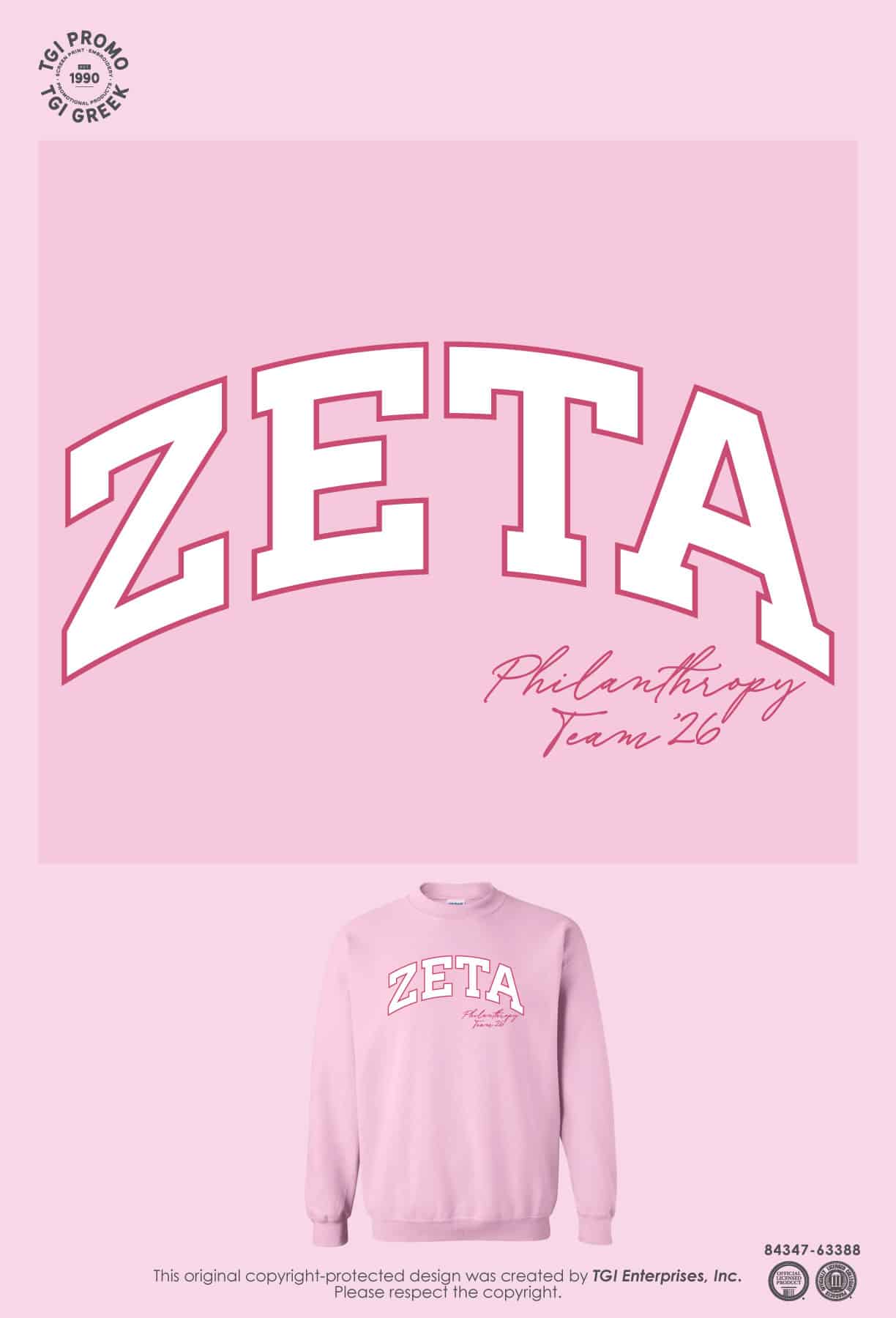 Zeta Tau Alpha – AUB Philanthropy Sweatshirt