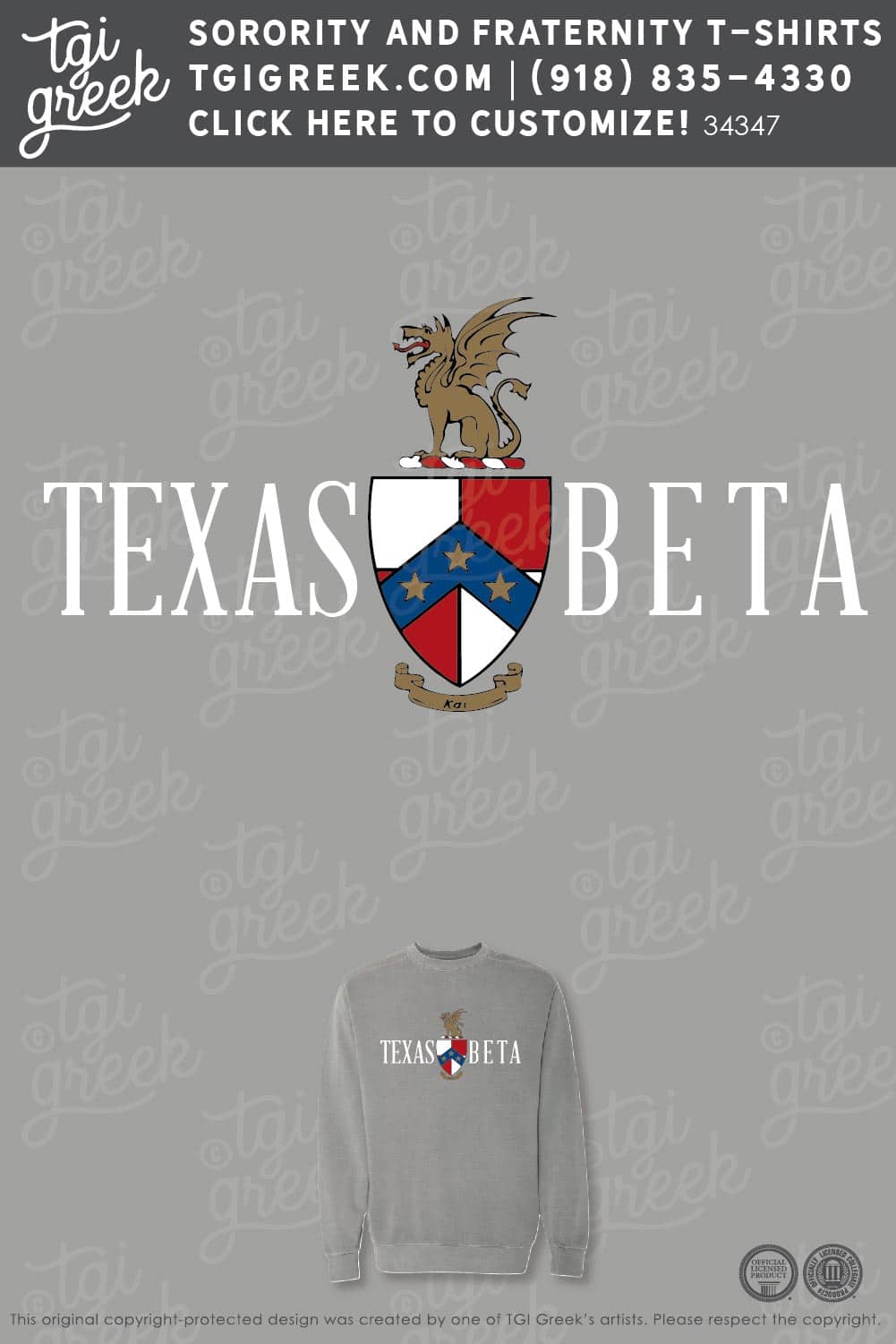 Beta Theta Pi – UTA – Crest PR