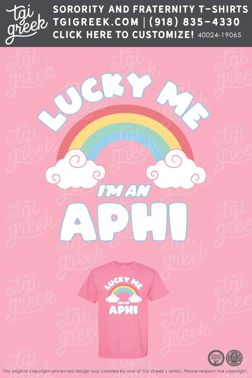 Alpha Phi – OU Bid Day Lucky Me