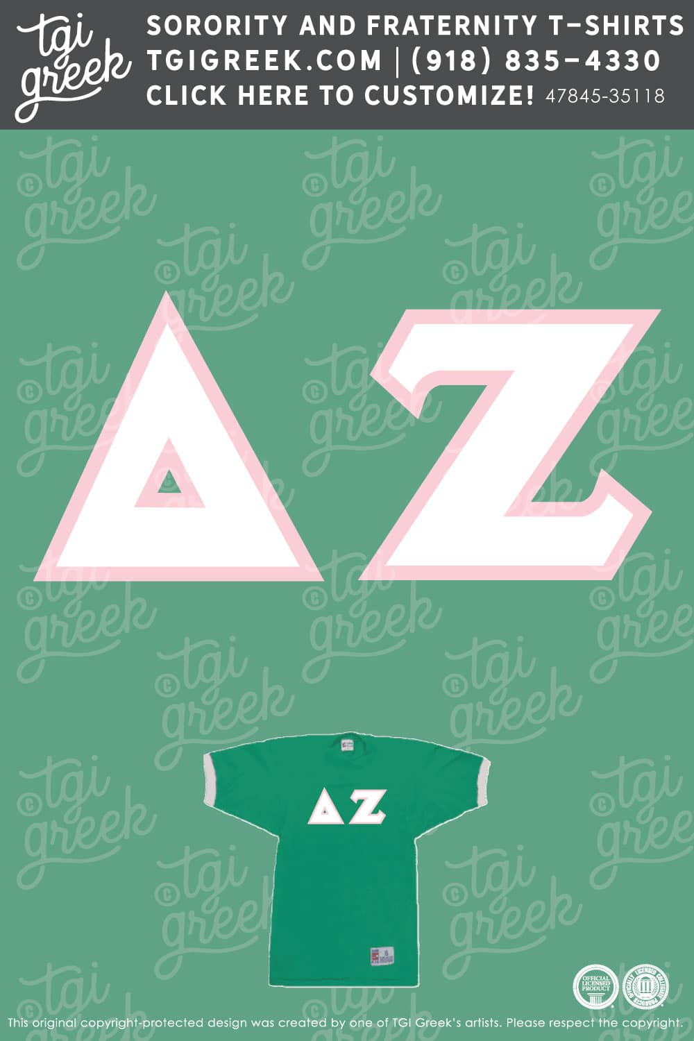 Delta Zeta – AUB Bid Day Jersey