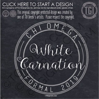 Chi Omega-ECU White Carnation Formal