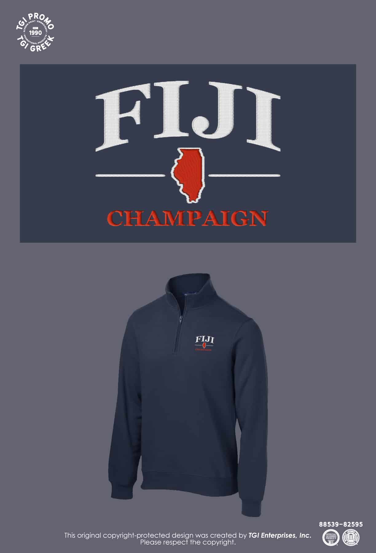 Phi Gamma Delta – ILLUC Quarter Zip