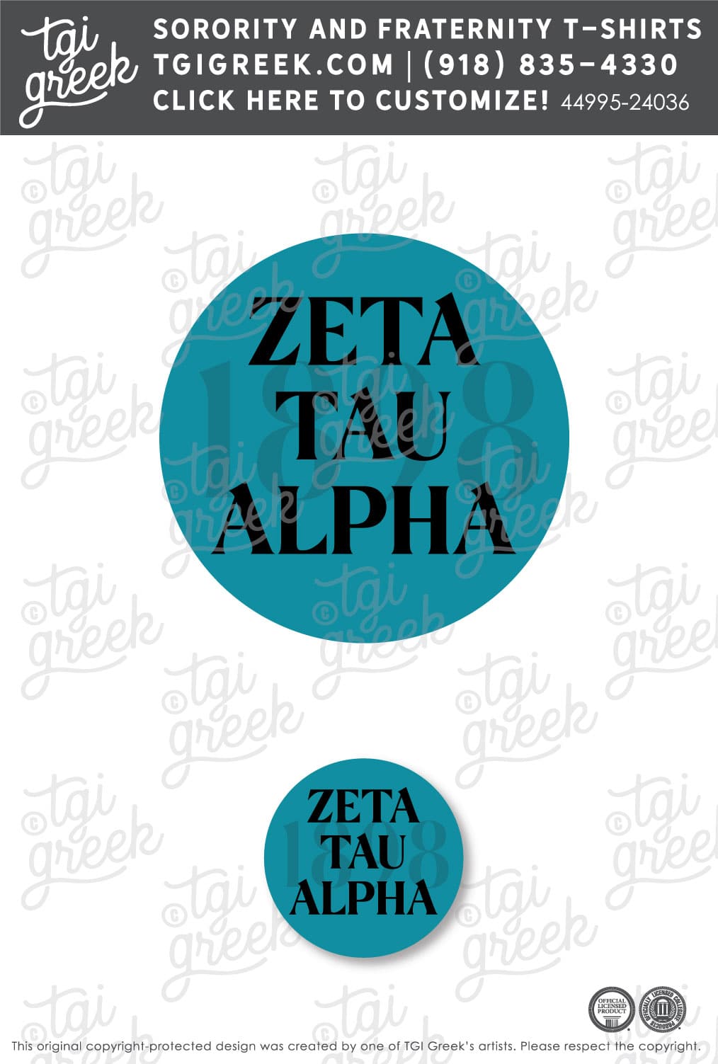 Zeta Tau Alpha – COSU PR Sticker