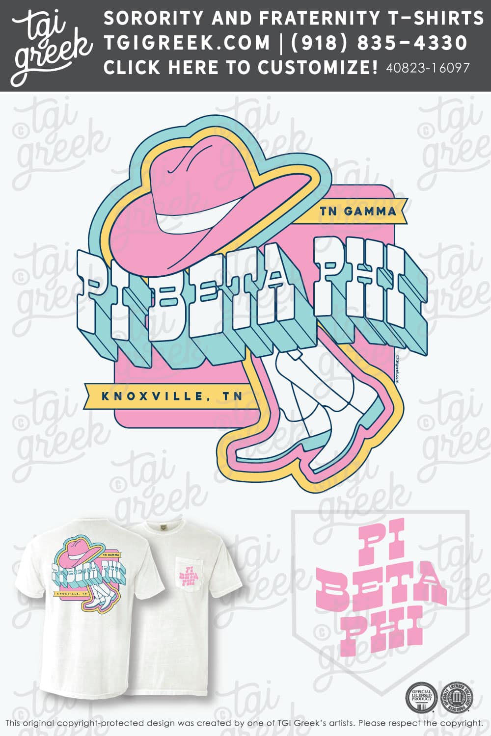 Pi Beta Phi – TENNKN Summer Cowgirl Shirt