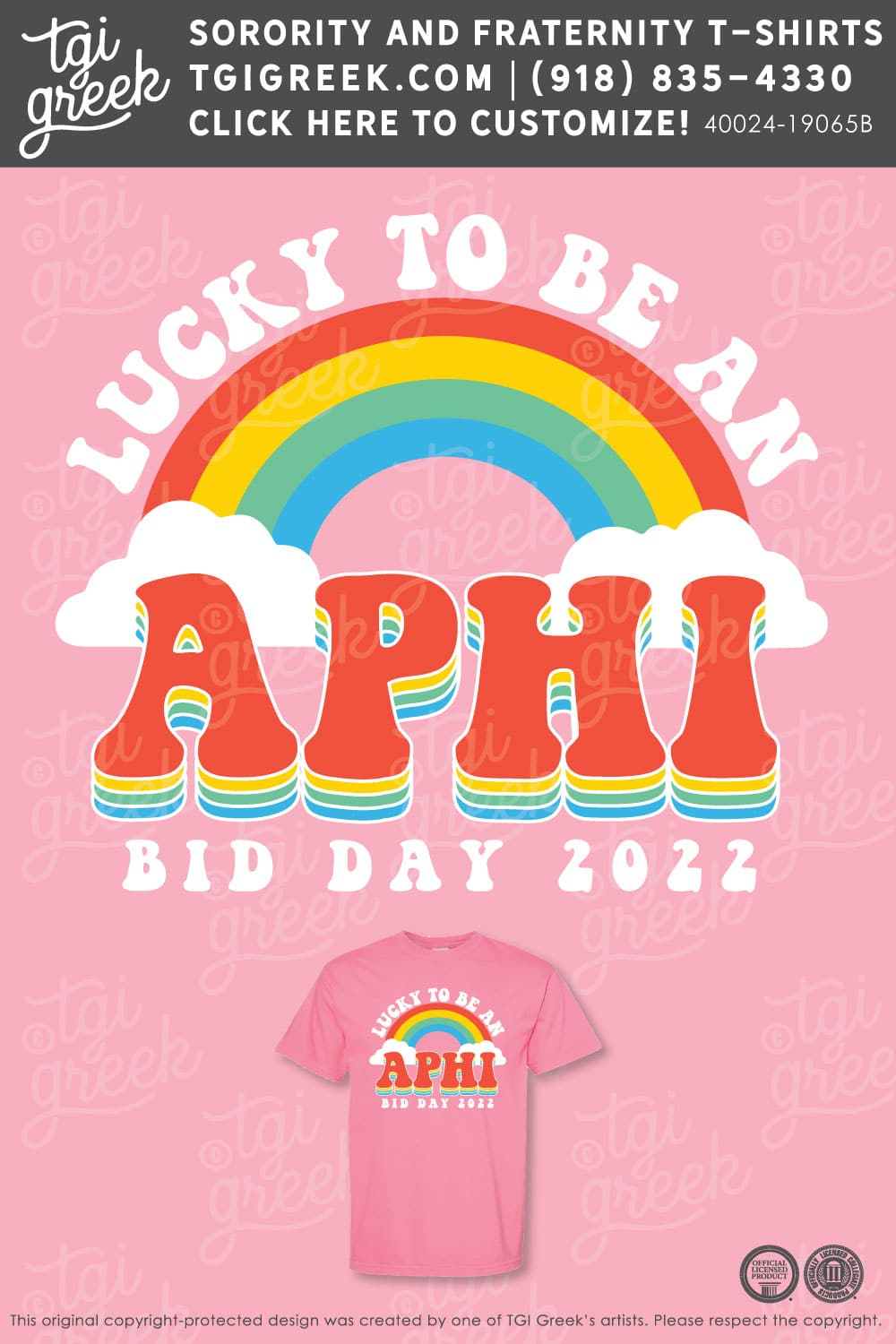 Alpha Phi – OU Bid Day Lucky Me