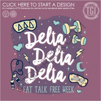 Delta Delta Delta-JU Fat Talk Free Week