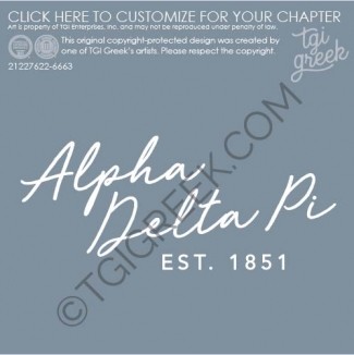 TGI – Alpha Delta Pi Brittany Script