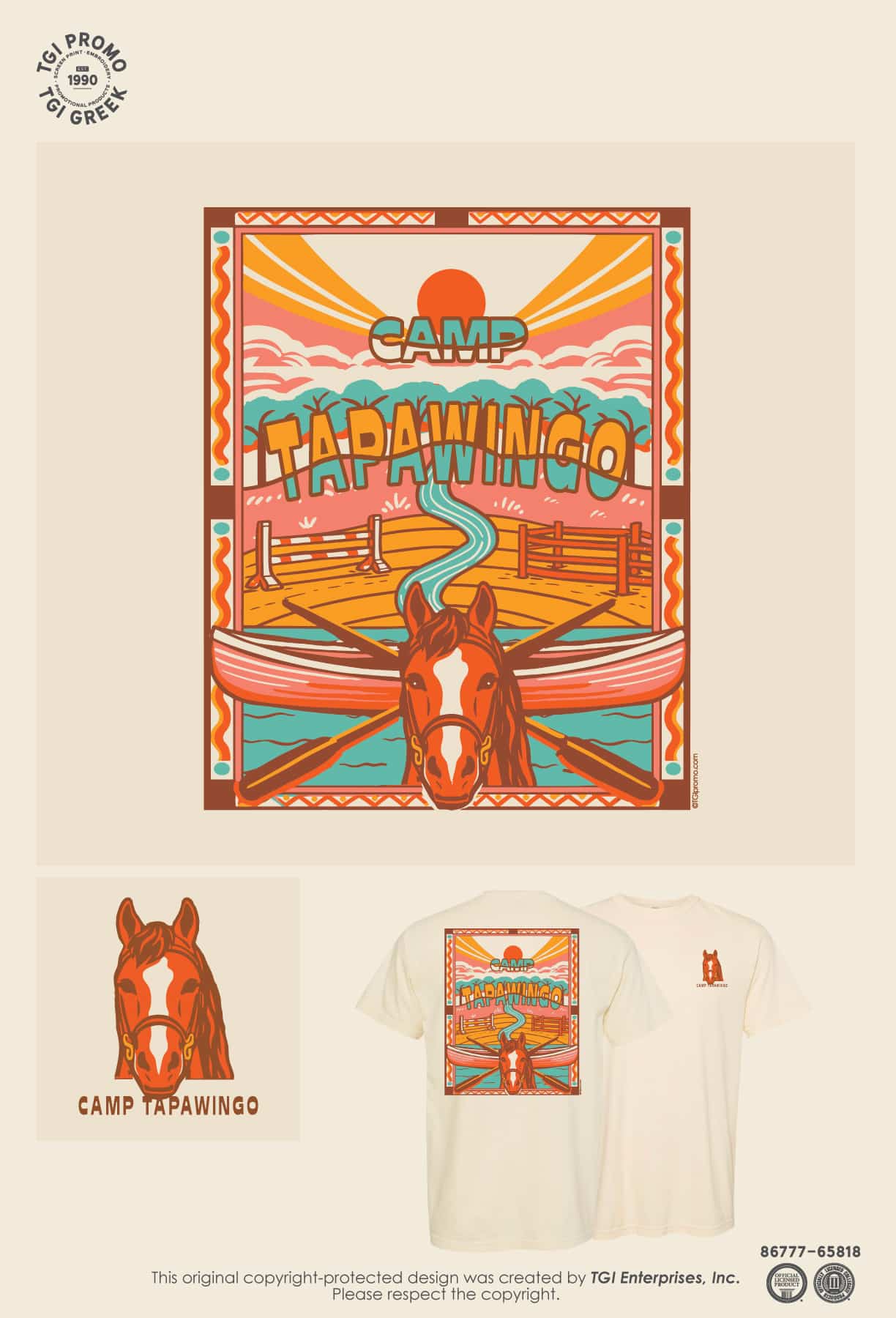 Girl Scouts of CentraI llinois – Camp Tapawingo Shirts