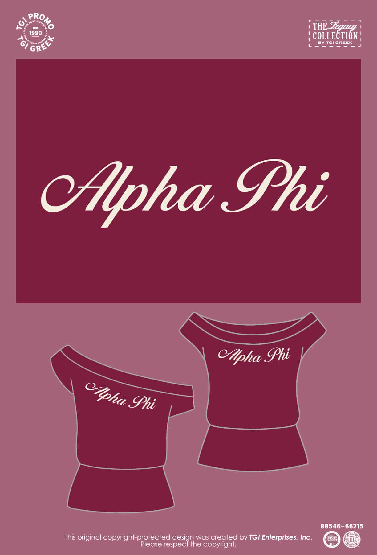 Alpha Phi – TGI Greek New Stock