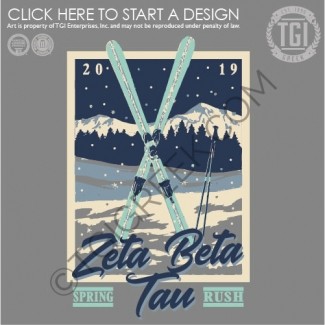 TGI – Zeta Beta Tau Crossed Ski Spring Rush