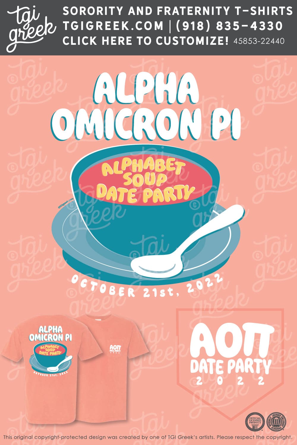 Alpha Omicron Pi – SLA Alphabet Soup Date Party