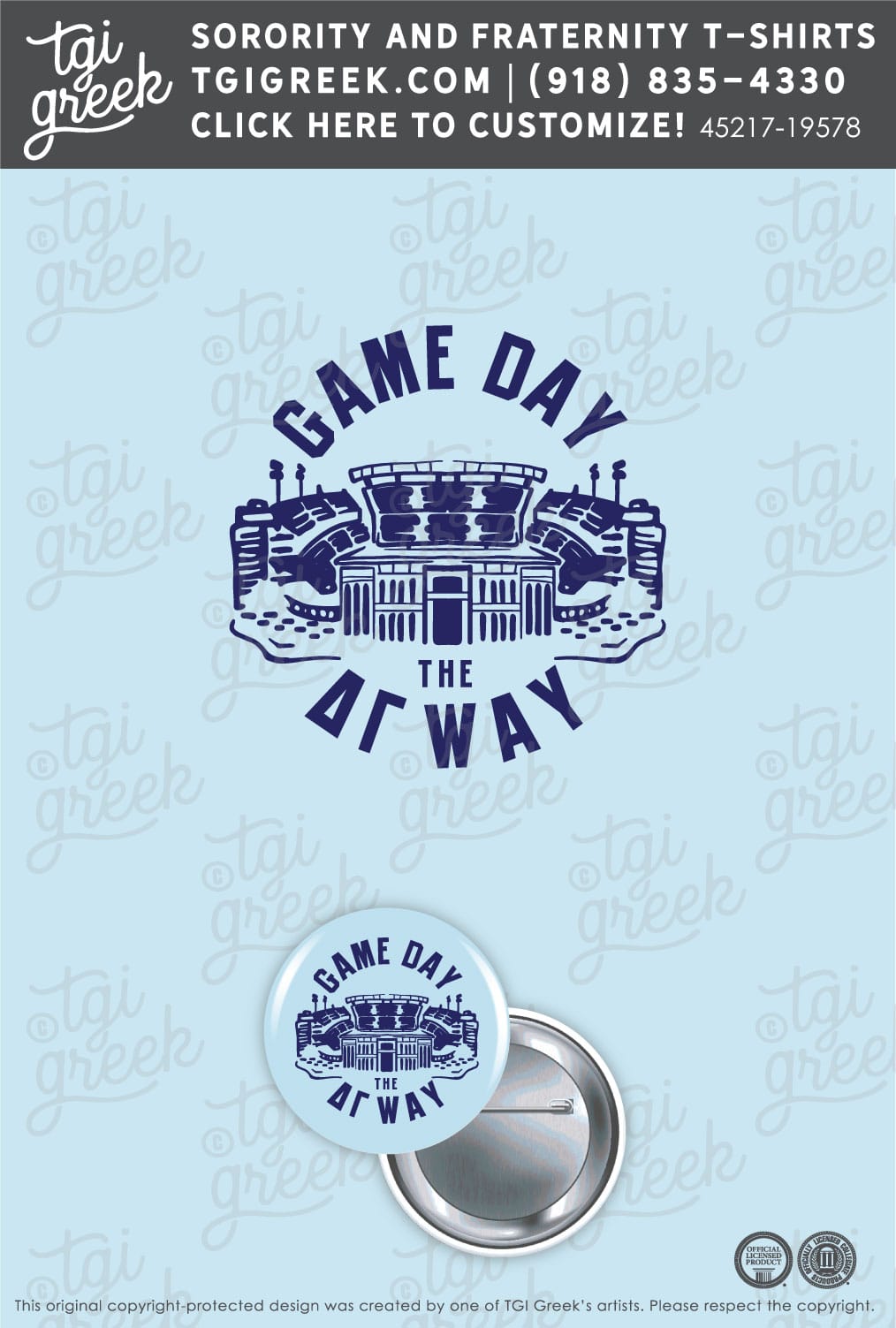 Delta Gamma – UNR Gameday Button