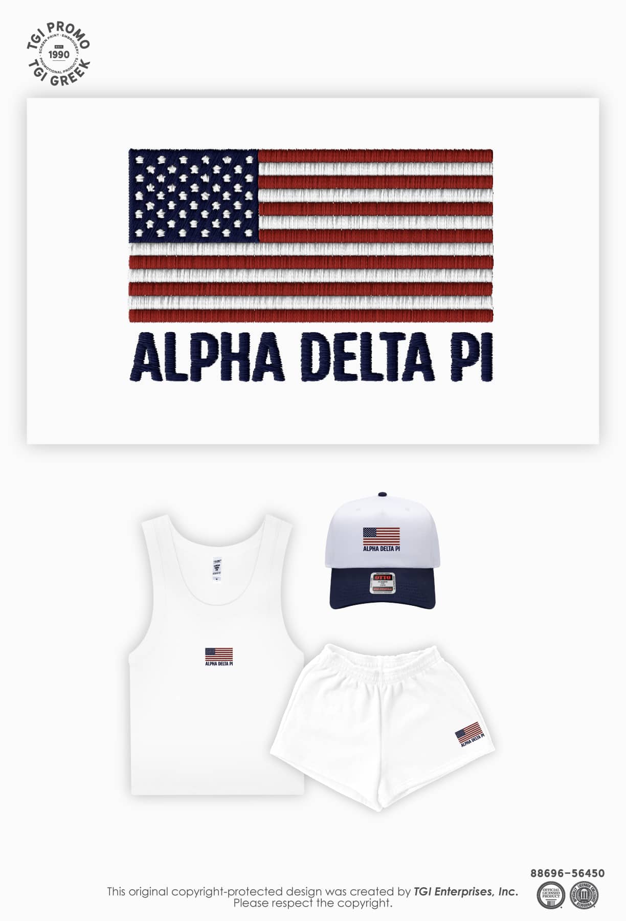 Alpha Delta Pi – GSU Flag Set