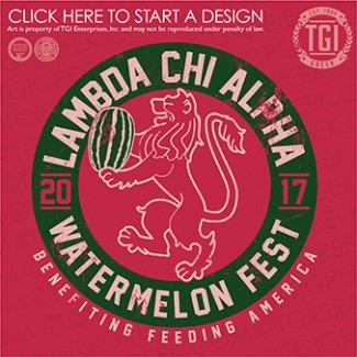 Lambda Chi Alpha-TU Watermelon Bust