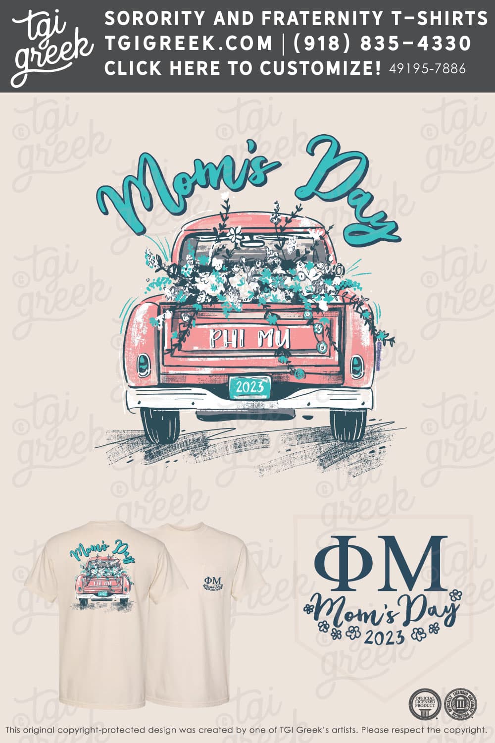 Phi Mu – COSU Moms Day Truck