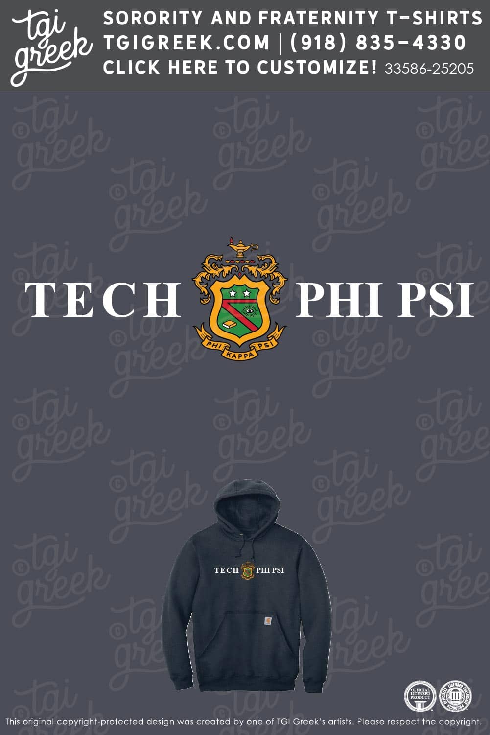Phi Kappa Psi – PR Hoodie Crest