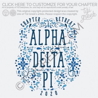 Alpha Delta Pi – LGC aop Goes Blue