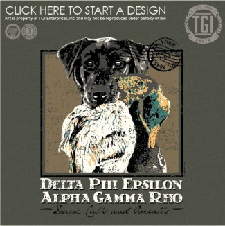 Delta Phi Epsilon-TSU Duck Calls And Overalls