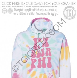Pi Beta Phi – OU Tie Dye Hoodie